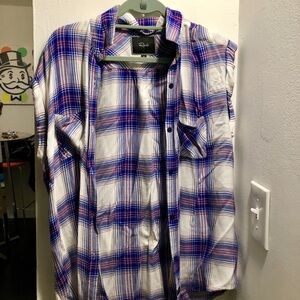 Rails sleeveless plaid top